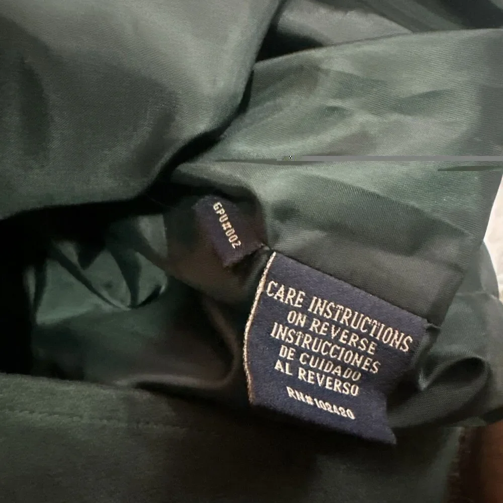 Levi’s Mens Hunter Green Size Large Cotton Utility Shirt Brand New